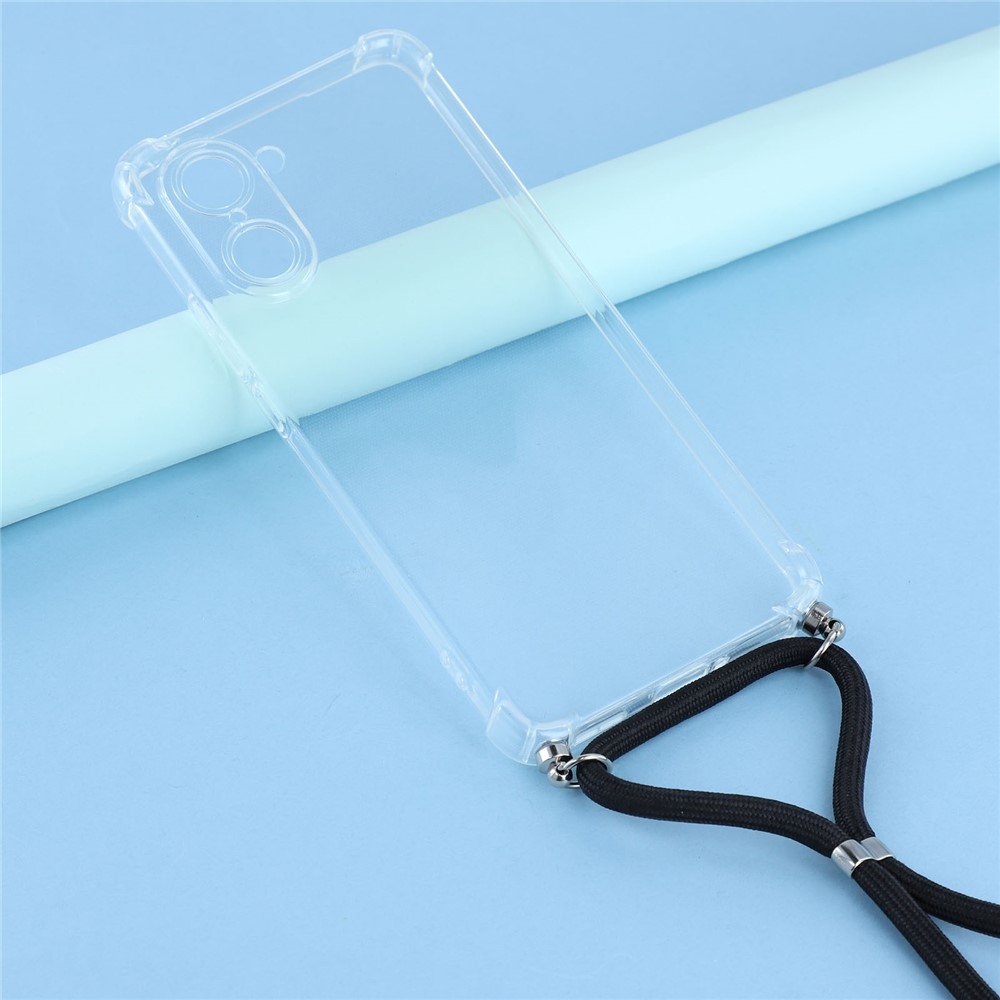 Priehľadný gélový obal so šnúrkou na OnePlus Nord CE5 5G
