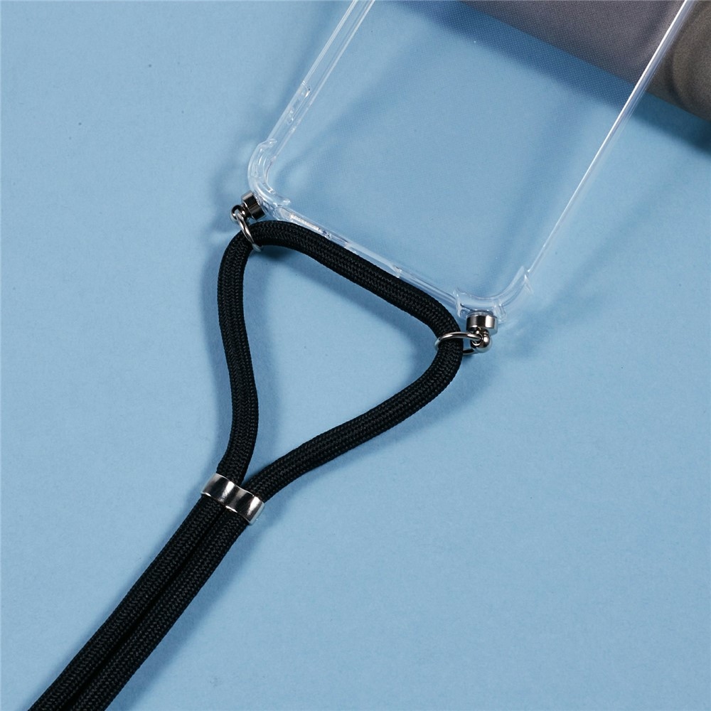 Priehľadný gélový obal so šnúrkou na Samsung Galaxy A57 5G