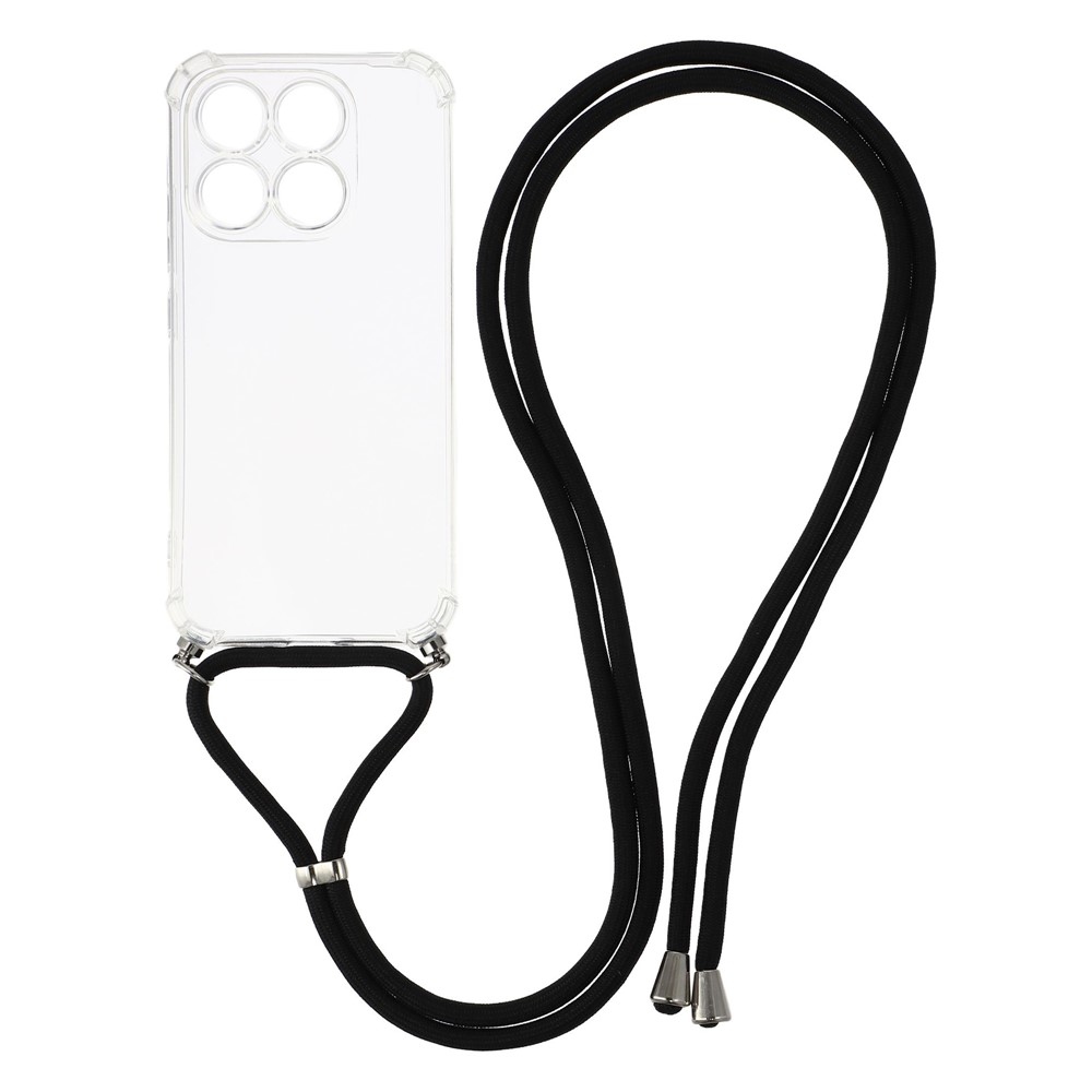 Priehľadný gélový obal so šnúrkou na Xiaomi 17