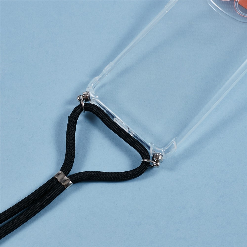 Priehľadný gélový obal so šnúrkou na Xiaomi Redmi Note 15 Pro+ 5G