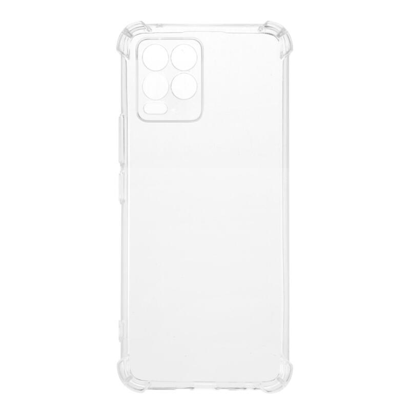 Priehľadný gélový obal so zosilnenými rohmi na mobil Realme 8 4G/8 Pro - priehľadný