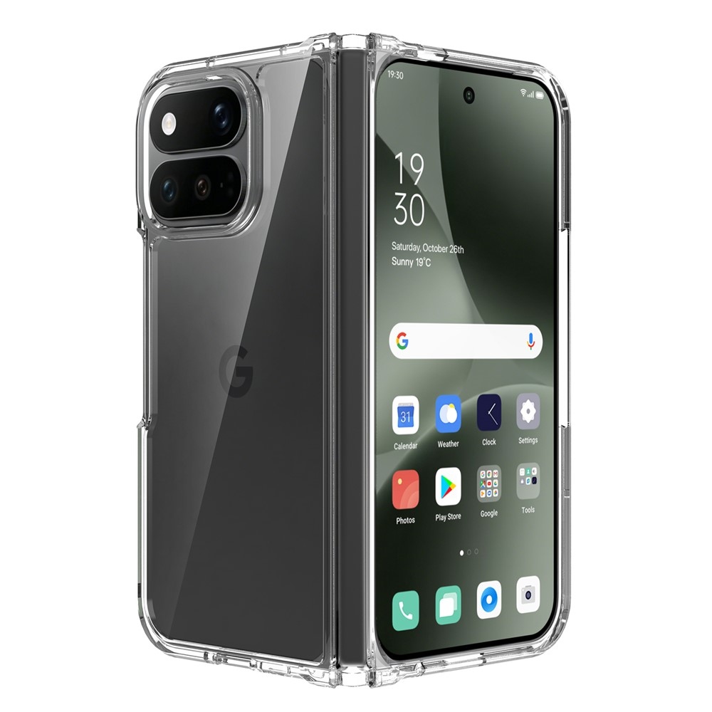 Priehľadný plastový kryt na mobil Google Pixel 11 Pro Fold