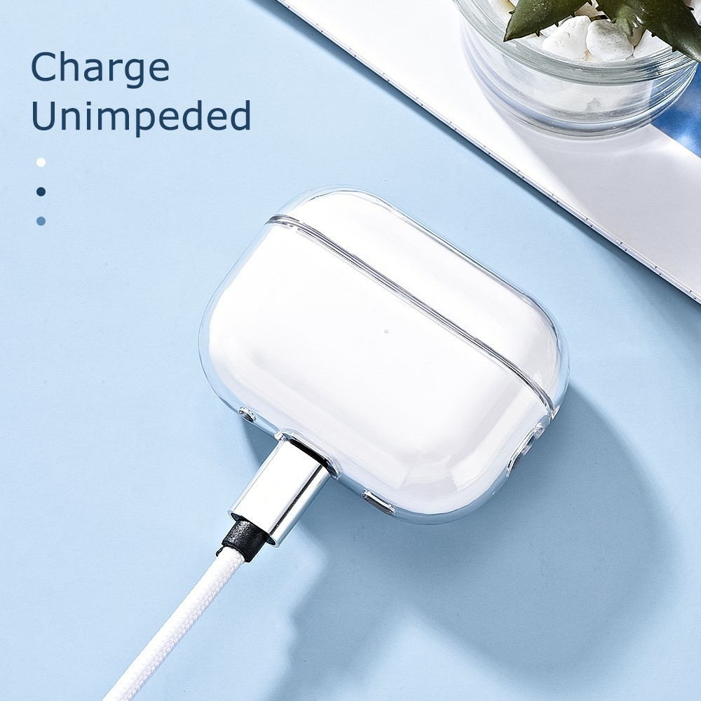 Priehľadný plastový obal na Apple AirPods Pro 3