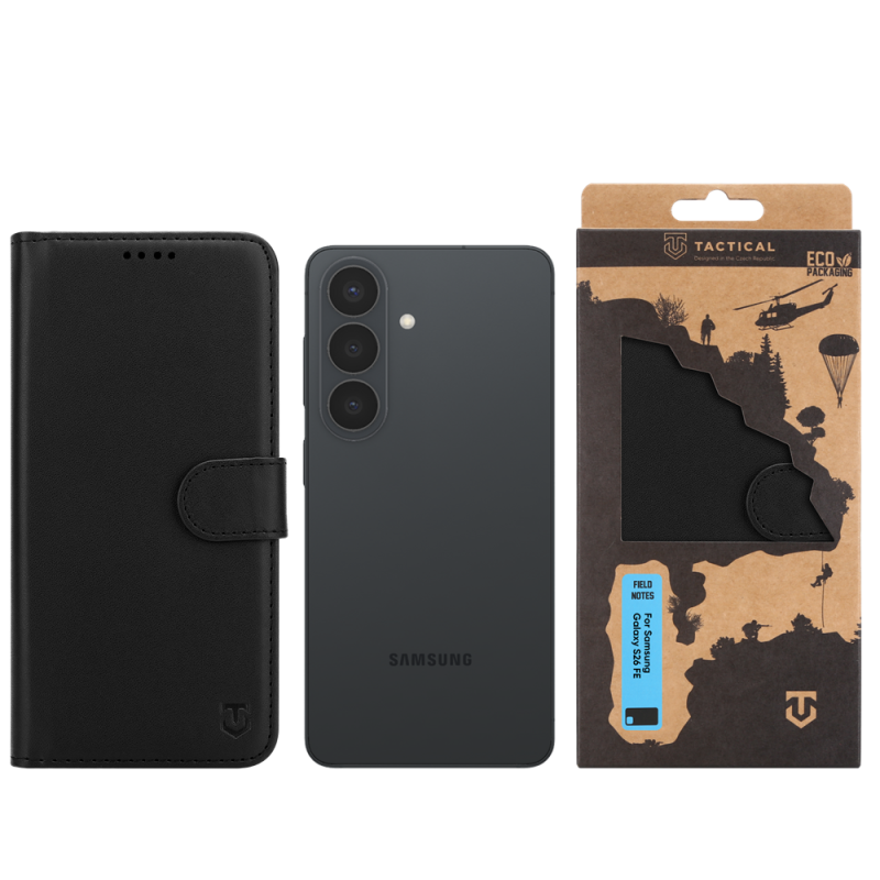 Tactical Field Notes pre Samsung Galaxy S26 FE – čierna