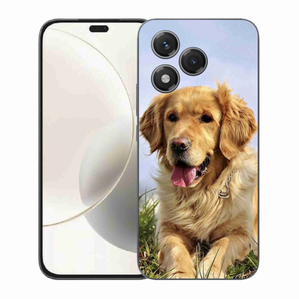 Gélový kryt mmCase na Honor 400 Lite - zlatý retriever