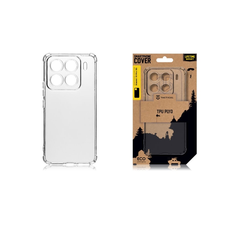 Tactical TPU Plyo Kryt pre Xiaomi 15 Pro 5G Transparent