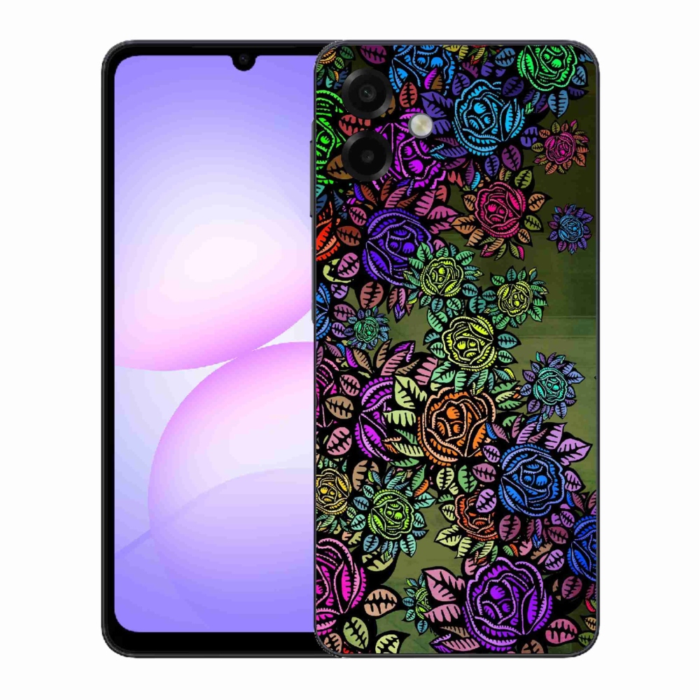 Gélový kryt mmCase na Samsung Galaxy A07 4G - kvety 6