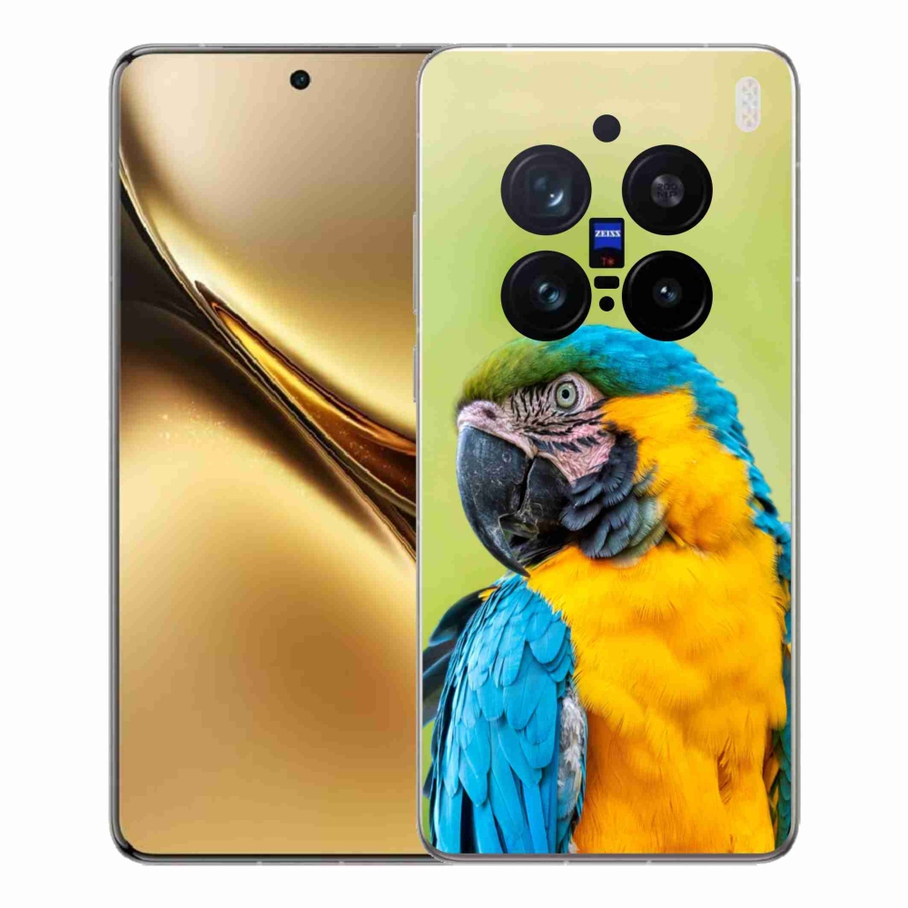 Gélový kryt mmCase na Vivo X200 Pro 5G - papagáj ara 2