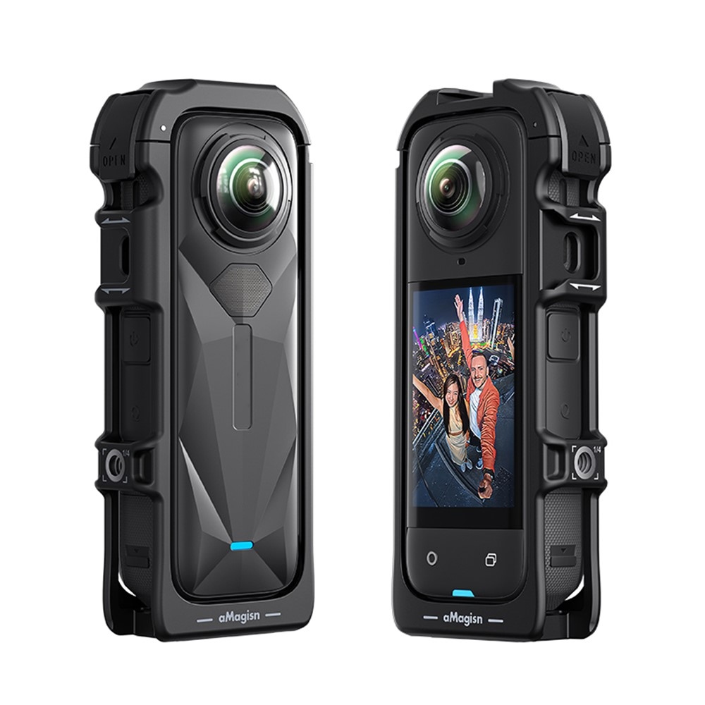 AMAGISN rýchloupínací ochranný rám pre Insta360 X5