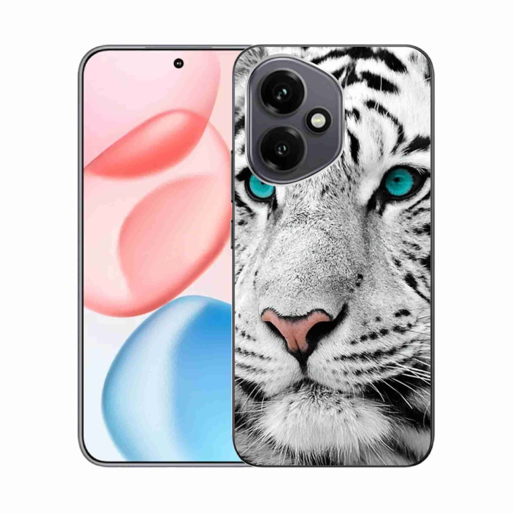 Gélový kryt mmCase na Honor 400 - biely tiger