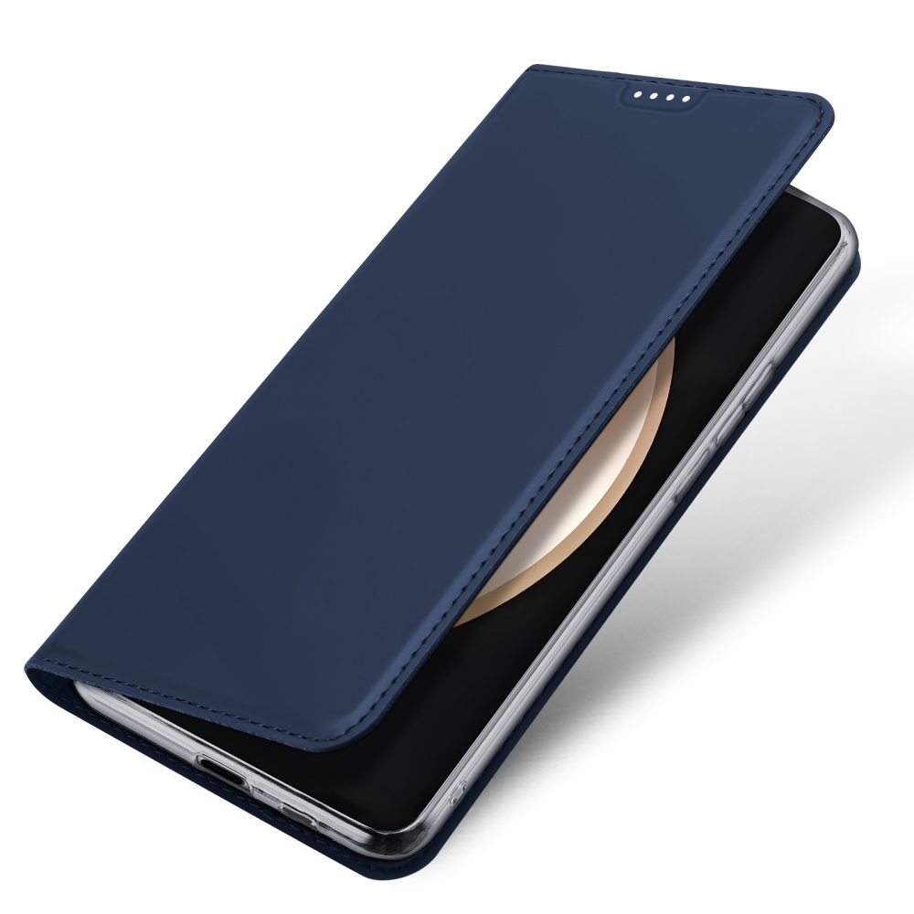 DUX knižkové púzdro na Samsung Galaxy S25 FE - tmavomodré