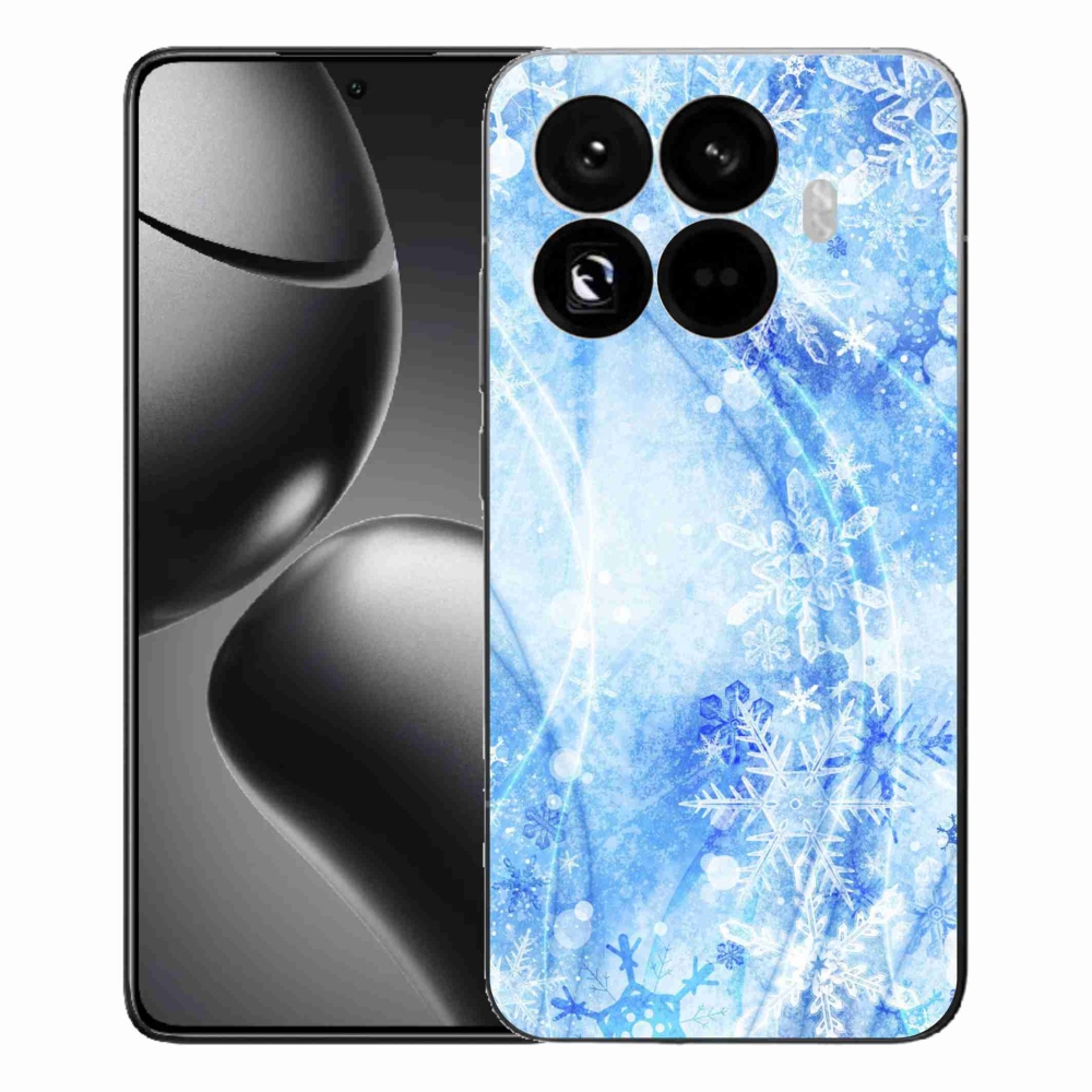Gélový kryt mmCase na Xiaomi 15T Pro - snehové vločky