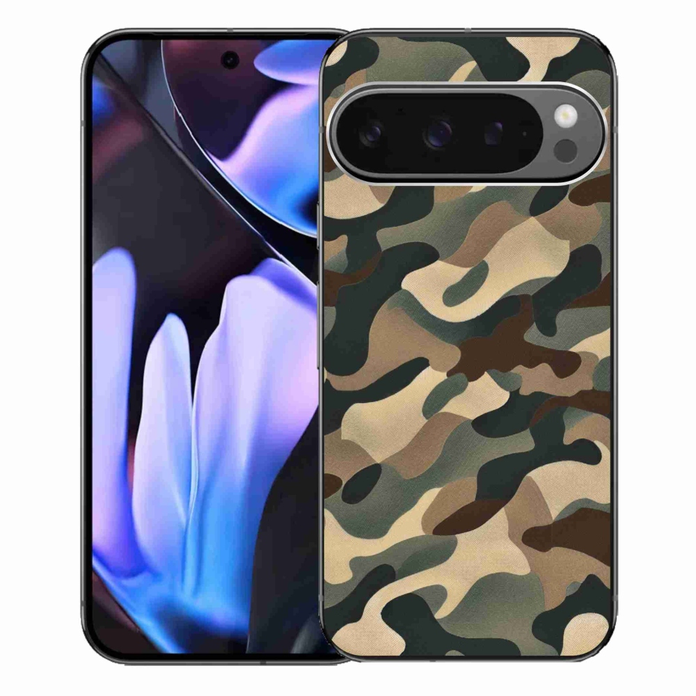 Gélový kryt mmCase na Google Pixel 9 Pro XL - maskáčový vzor 11