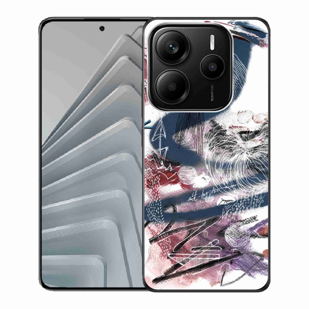Gélový kryt mmCase na Xiaomi Redmi Note 14 5G - abstraktný motiv 28