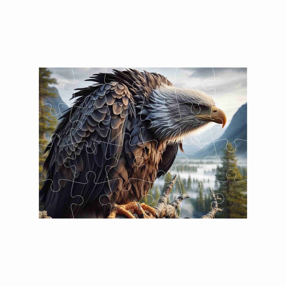 Puzzle 18x13cm (24 dielikov) s obrázkom - orol