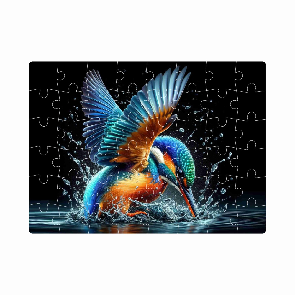 Puzzle 20x15cm (40 dielikov) s obrázkom - rybáčik