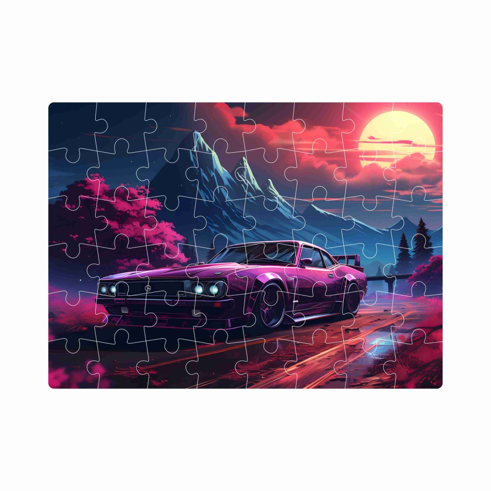 Puzzle 20x15cm (40 dielikov) s obrázkom - športové auto