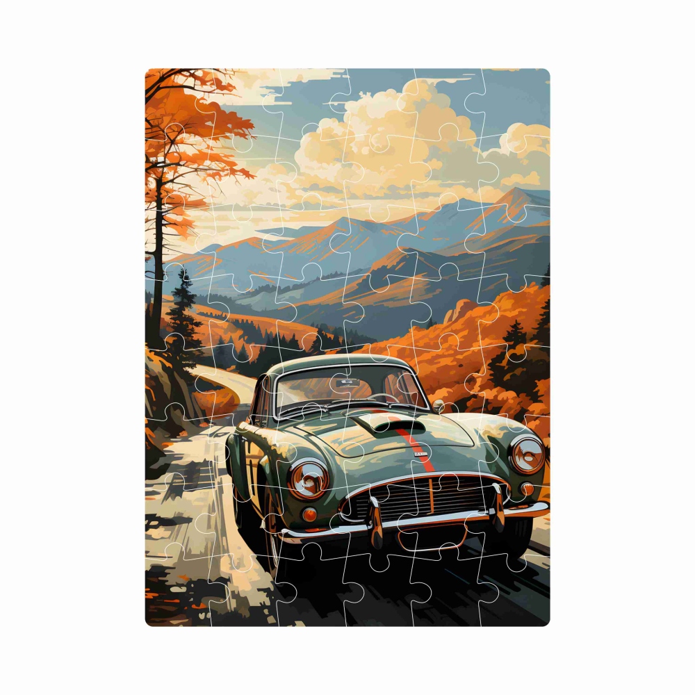 Puzzle 20x15cm (40 dielikov) s obrázkom - veterán