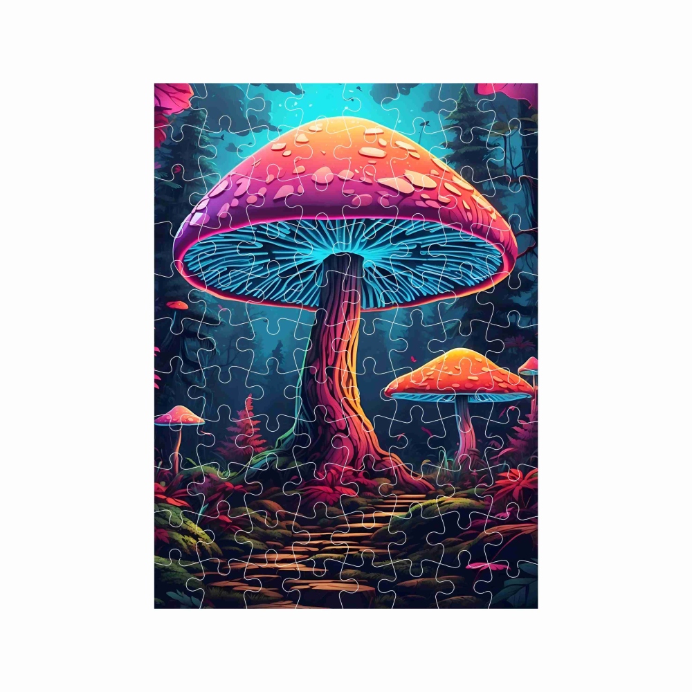 Puzzle 27x19,5cm (88 dielikov) s obrázkom - huby