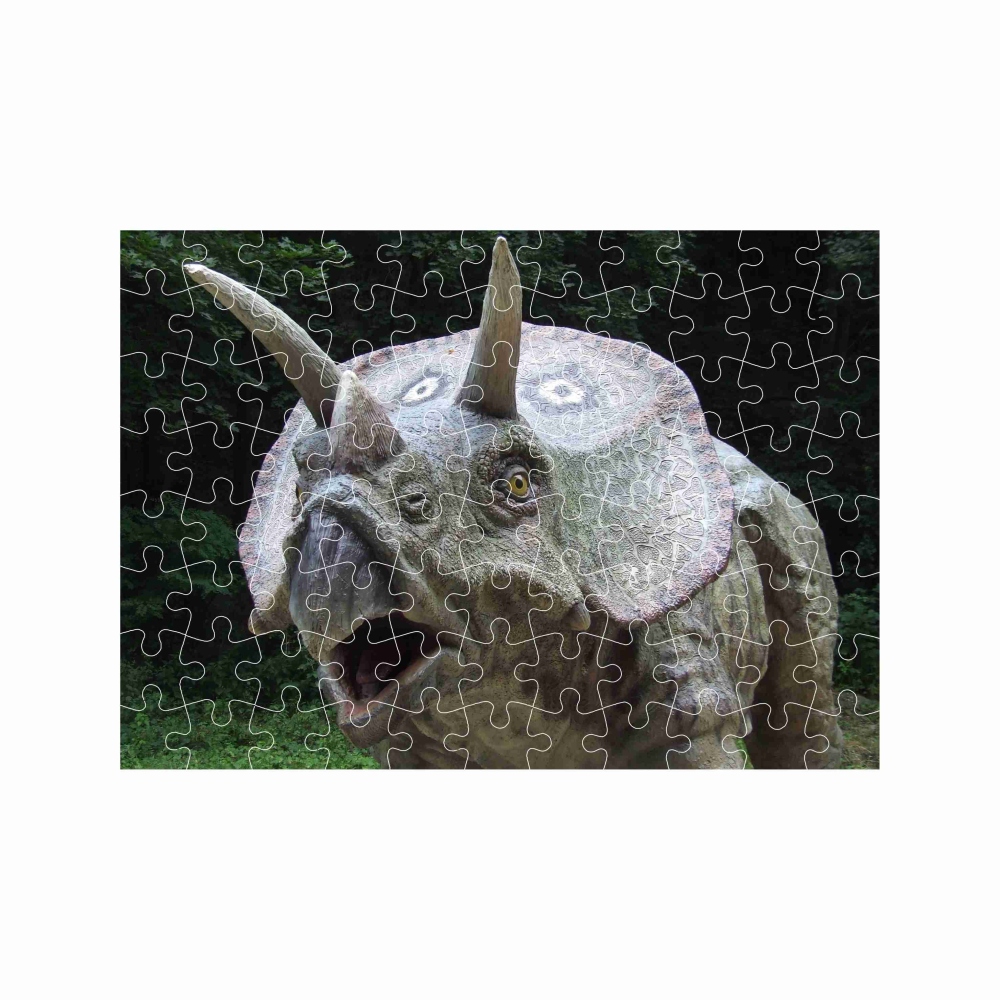 Puzzle 27x19,5cm (88 dielikov) s obrázkom - triceratops