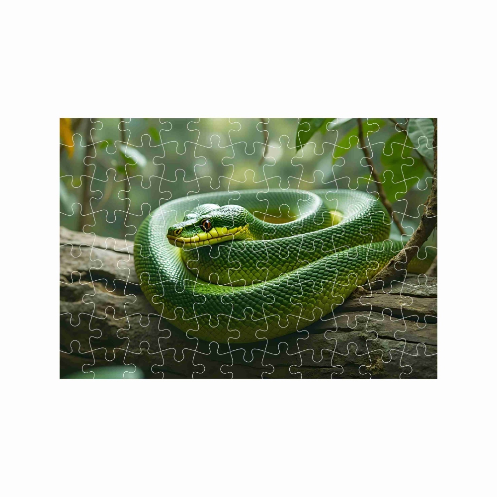 Puzzle A4 29x20cm (120 dielikov) s obrázkom - had