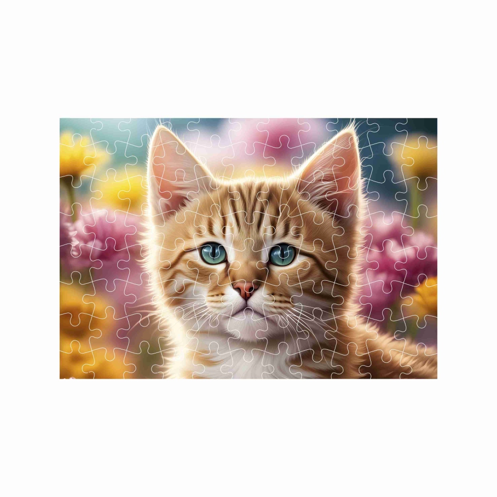 Puzzle A4 29x20cm (120 dielikov) s obrázkom - mačiatko