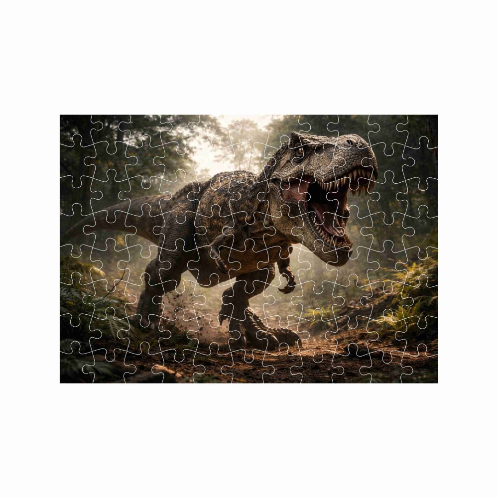 Puzzle A4 29x20cm (120 dielikov) s obrázkom - tyranosaurus rex