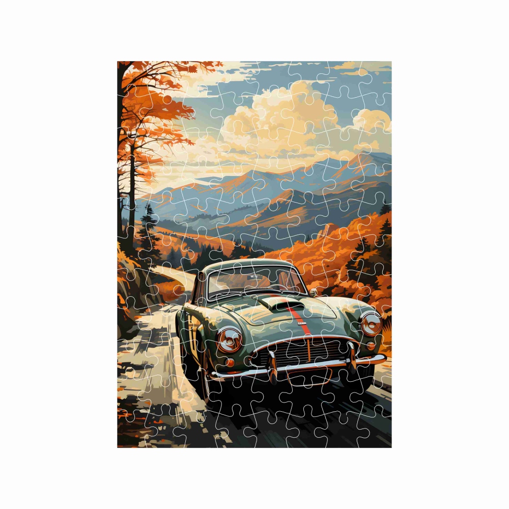 Puzzle A4 29x20cm (120 dielikov) s obrázkom - veterán