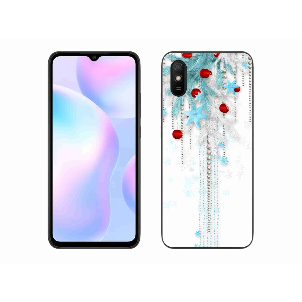 Gélový kryt mmCase na Xiaomi Redmi 9A - vianočné ozdoby