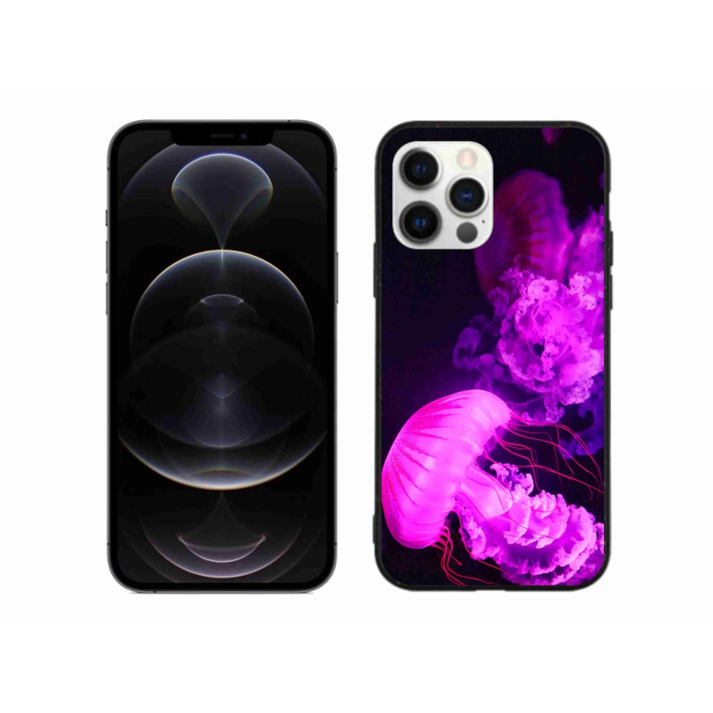 Gélový kryt mmCase na iPhone 12 Pro Max - medúza 1
