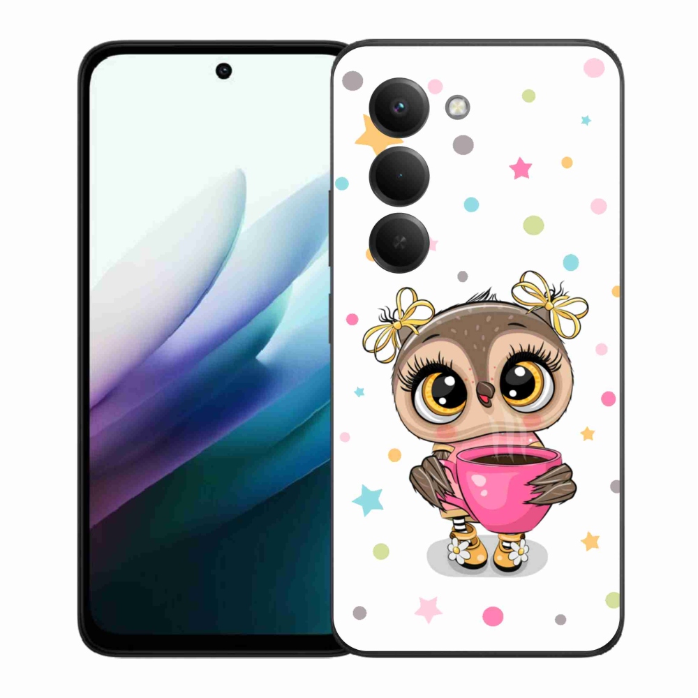 Gélový kryt mmCase na Xiaomi Redmi 15 4G/5G (171mm) - kreslená sovička