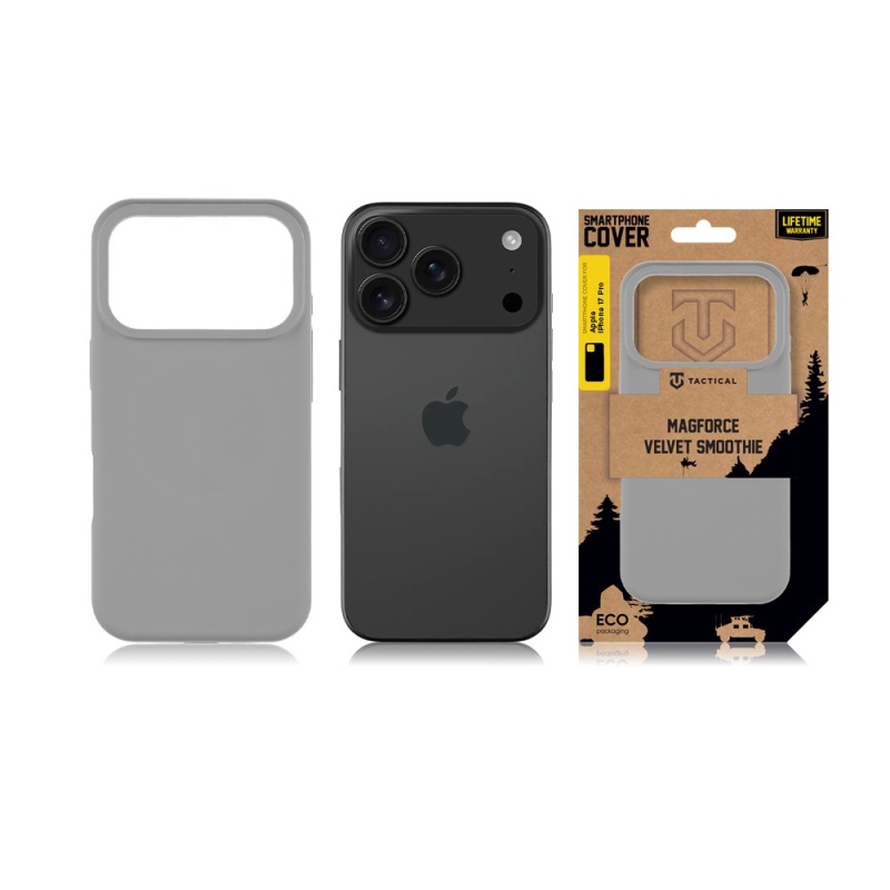 Taktický kryt MagForce Velvet Smoothie pre Apple iPhone 17 Pro Foggy