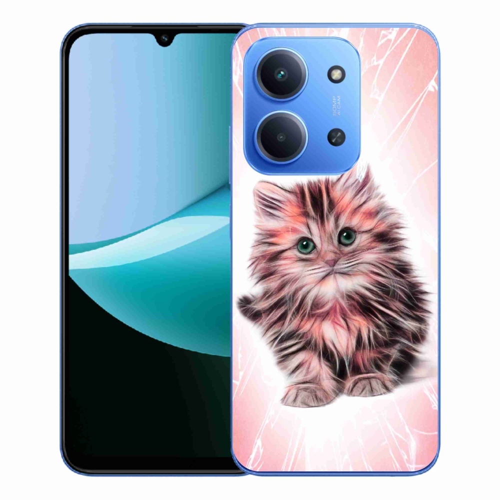 Gélový kryt mmCase na Xiaomi Redmi 15C 4G/5G (173mm) - roztomilé mačiatko