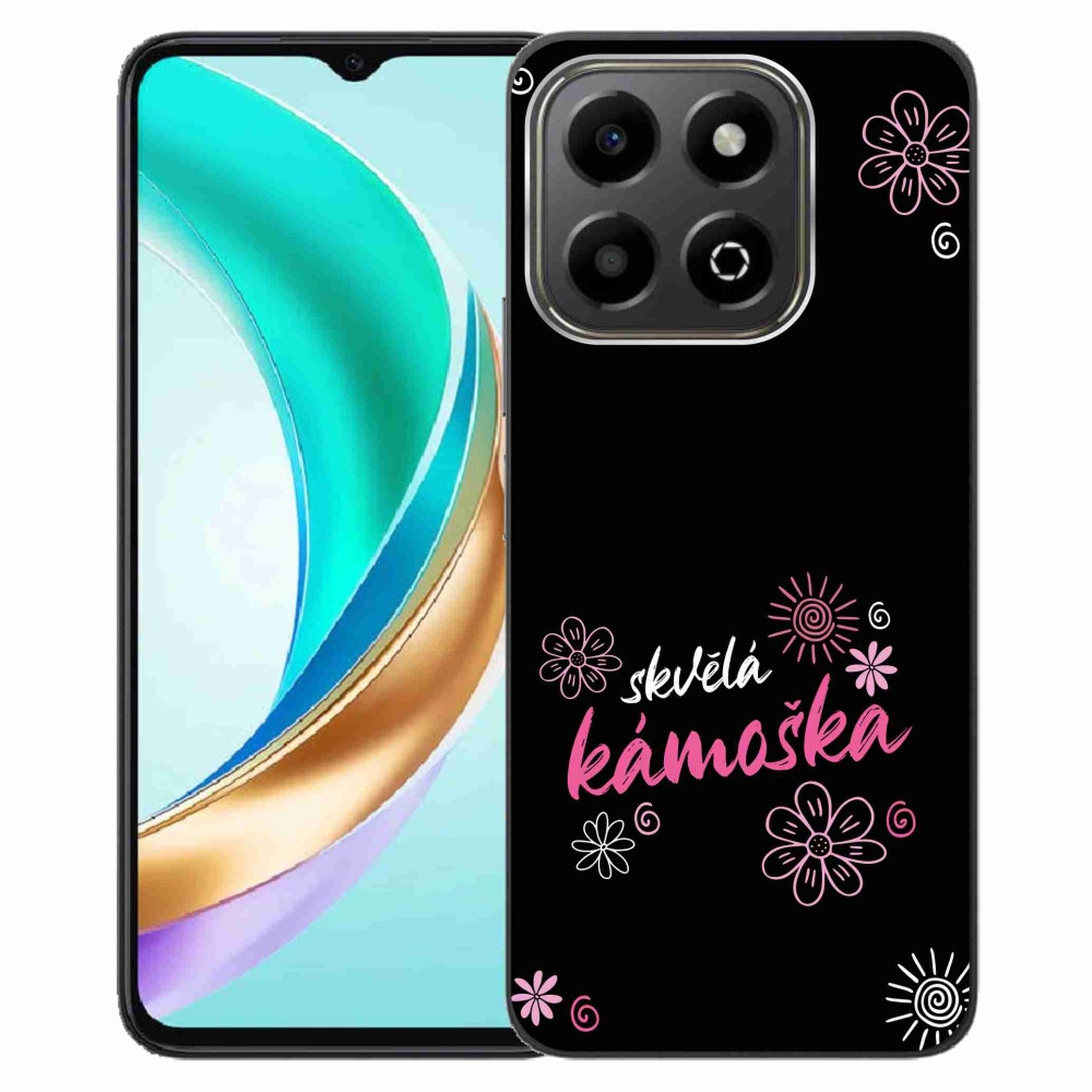 Gélový kryt mmCase na Honor X6b - skvelá kamoška čierne pozadie