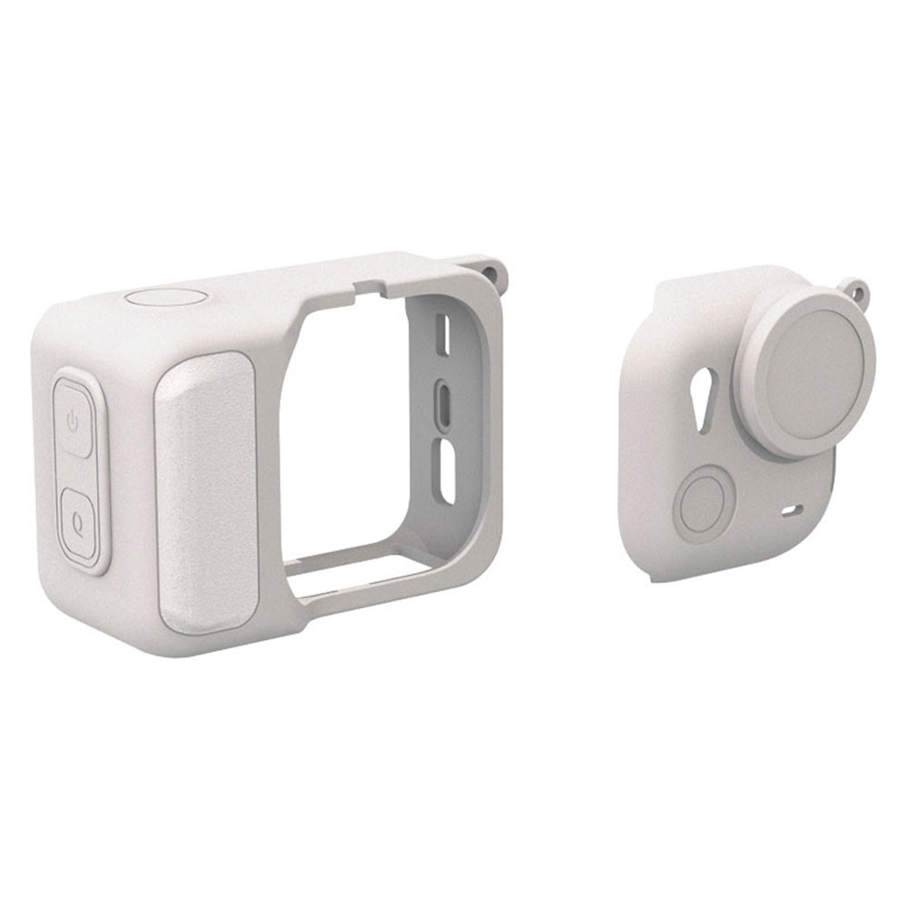 Silikónový ochranný obal s krytkou objektívu pre Insta360 GO Ultra – sivý