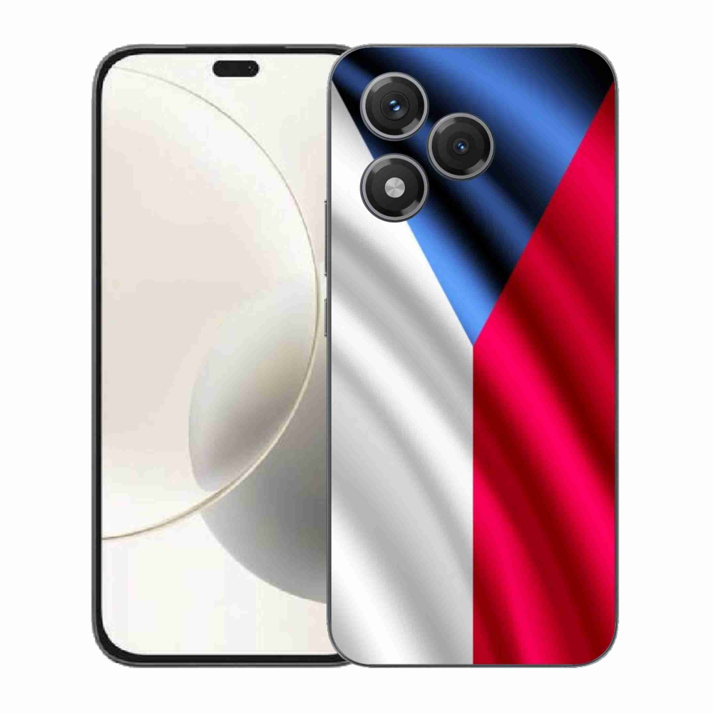 Gélový kryt mmCase na Honor 400 Lite - česká vlajka