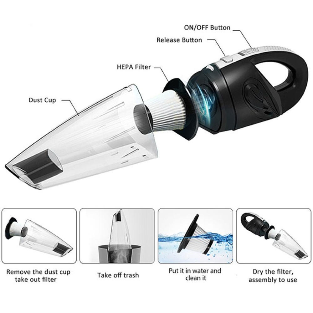 Bezdrôtový sušič rúk do auta 120 W