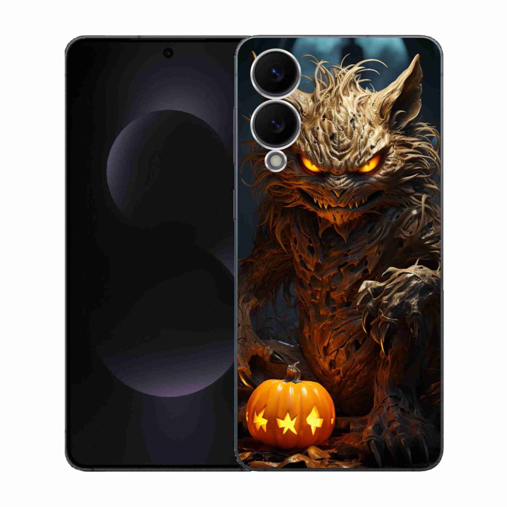 Gélový kryt mmCase na Samsung Galaxy S25 Edge - halloweenska príšera