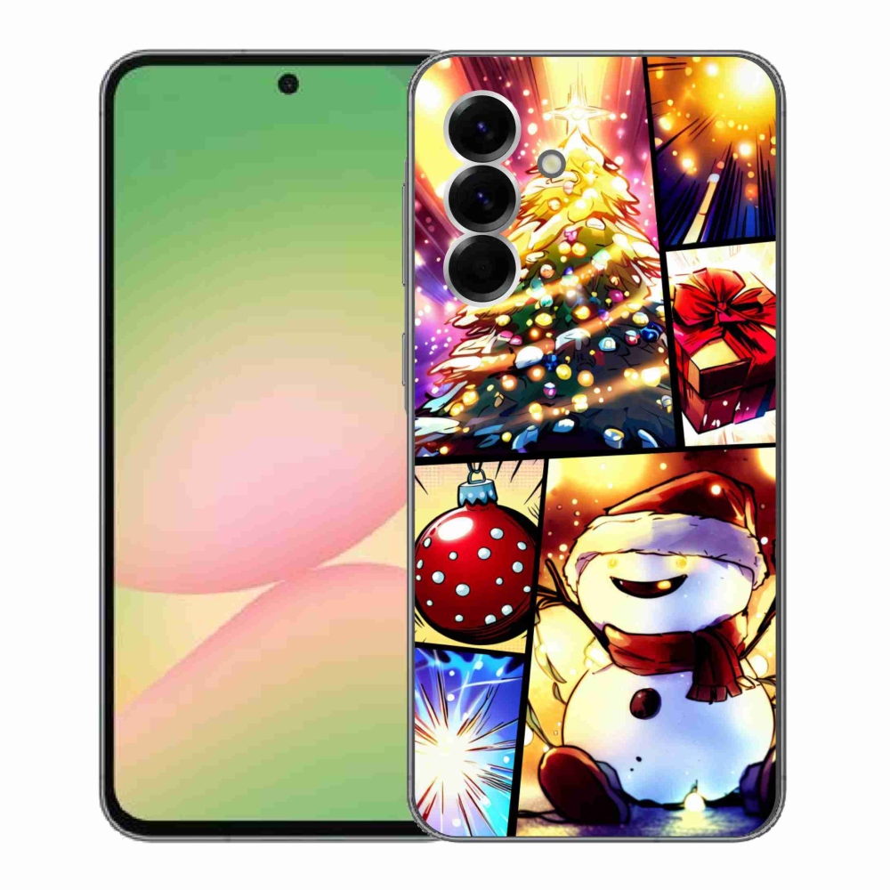 Gélový kryt mmCase na Samsung Galaxy A56 5G - vianočné motívy 1
