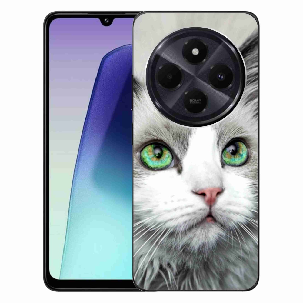 Gélový kryt mmCase na Xiaomi Redmi 14C/Poco C75 - mačacie pohľad