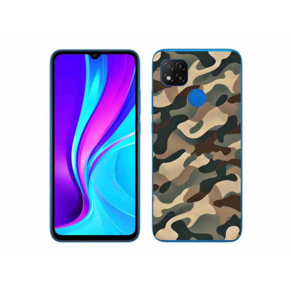 Gélový kryt mmCase na Xiaomi Redmi 9C - maskáčový vzor 11