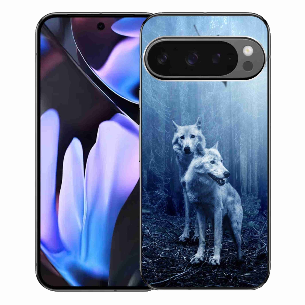 Gélový kryt mmCase na Google Pixel 9 Pro XL - vlci v lese