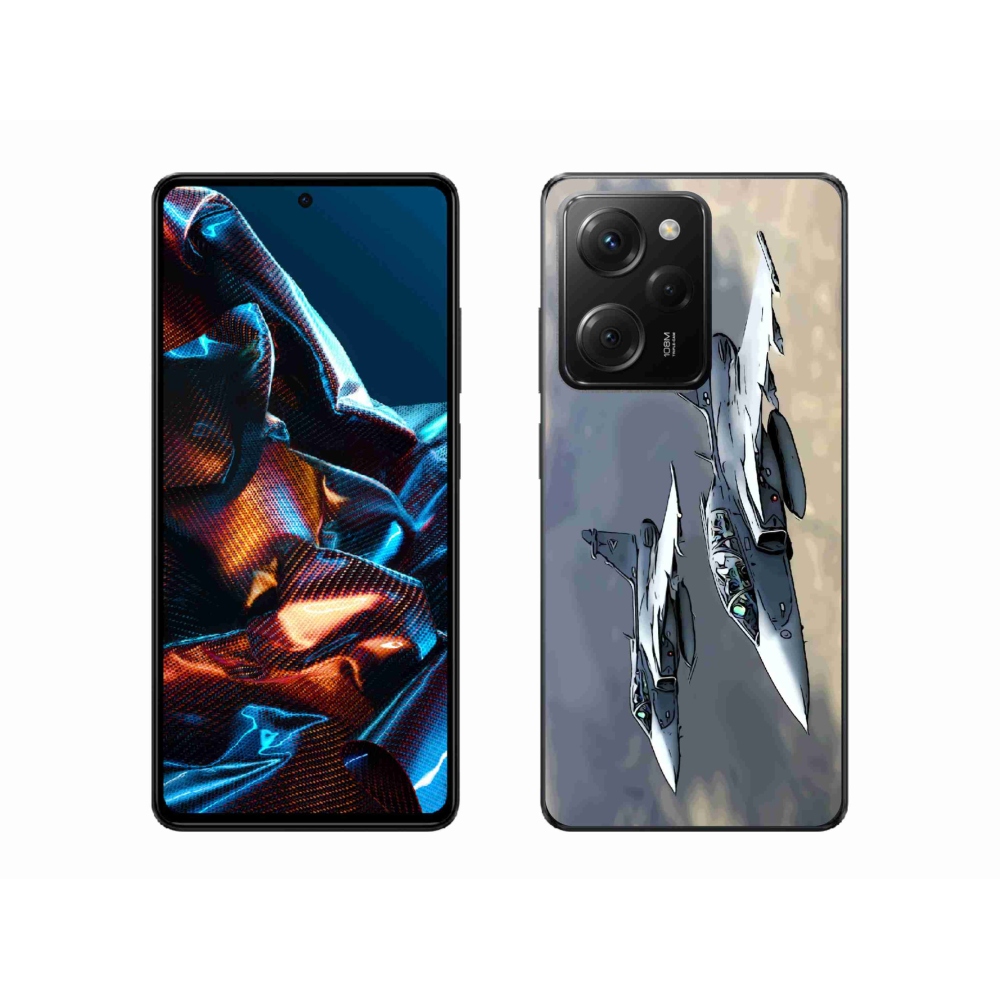 Gélový kryt mmCase na Xiaomi Poco X5 Pro 5G - stíhačky