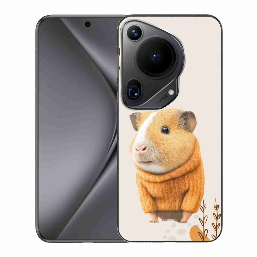 Gélový kryt mmCase na Huawei Pura 70 Ultra - myška vo svetri