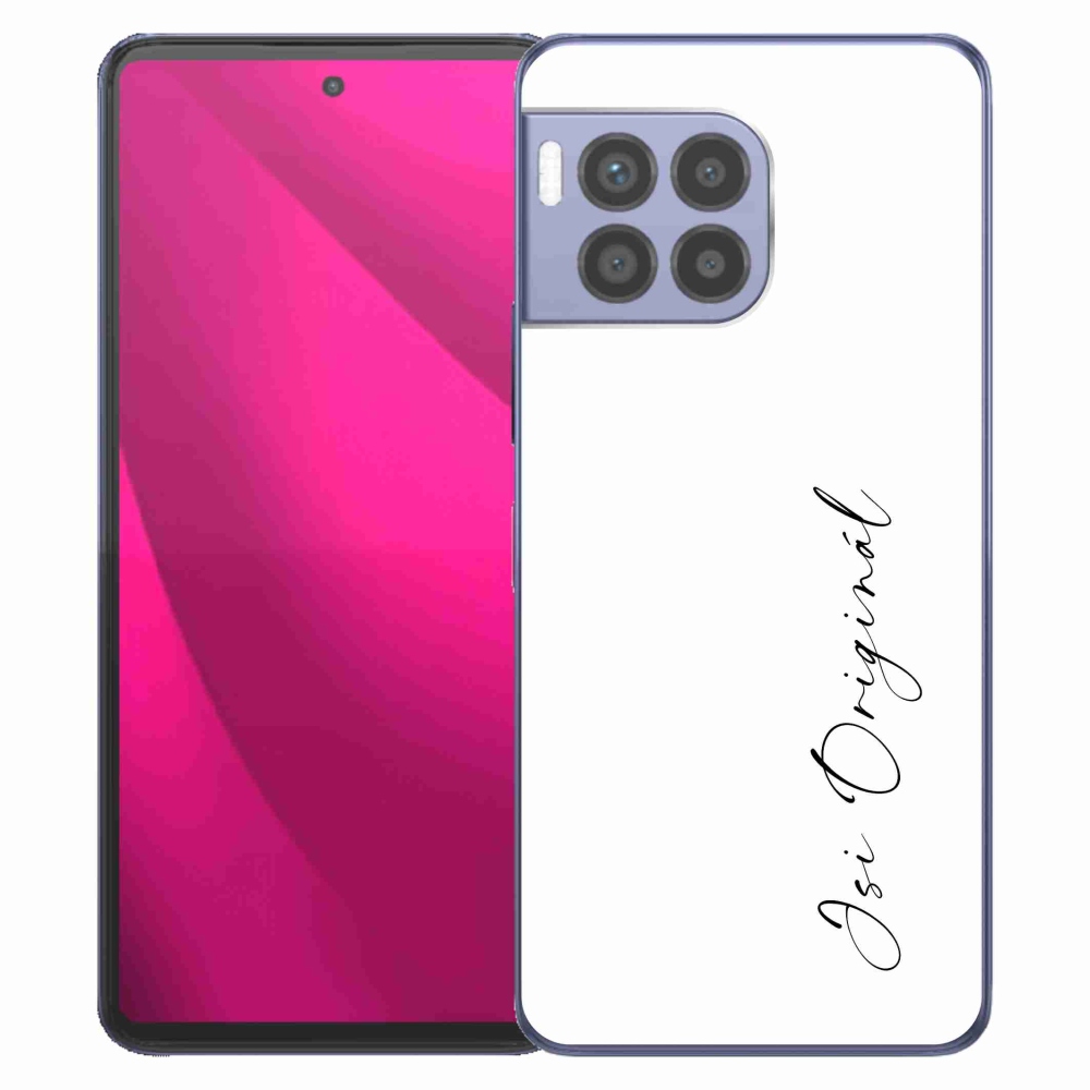 Gélový kryt mmCase na T-Mobile T Phone 2 Pro - si originál biele pozadie