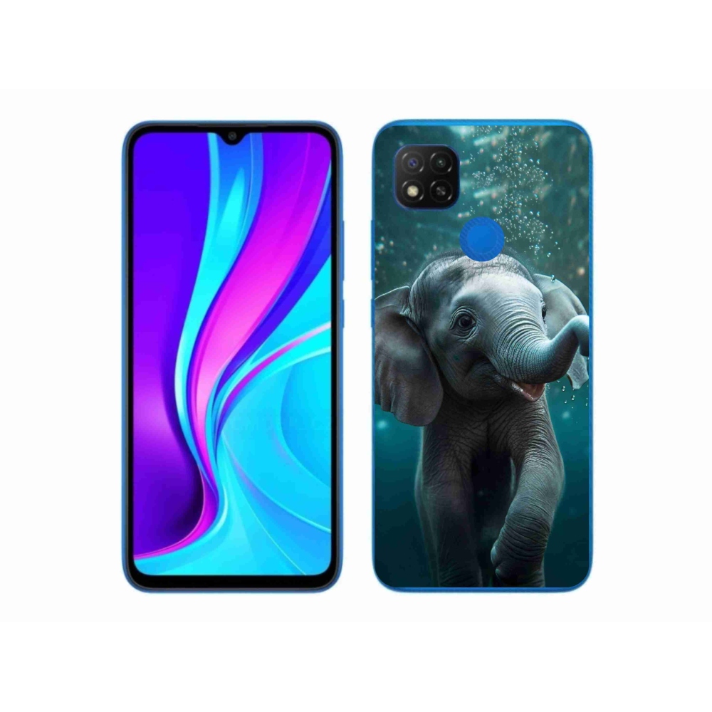 Gelový kryt mmCase na Xiaomi Redmi 9C - slůně pod vodou