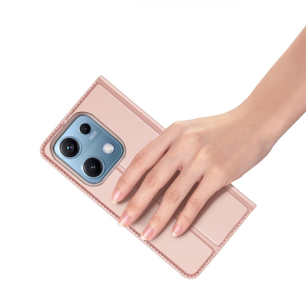 DUX knižkové puzdro na Xiaomi Redmi Note 14S - ružovozlaté