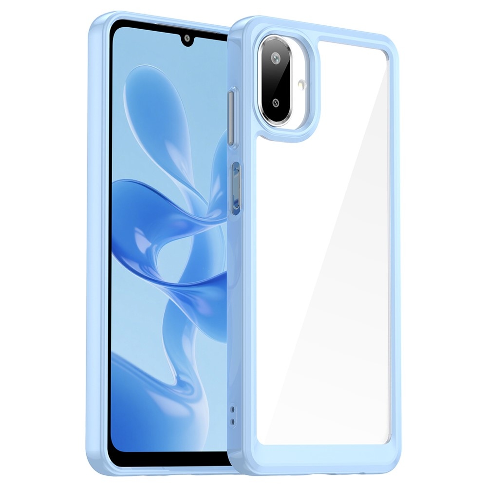 Gélový obal s pevným chrbtom na Samsung Galaxy A07 4G - modrý