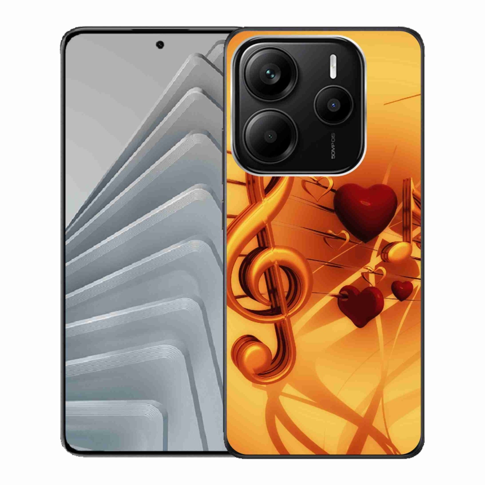 Gélový kryt mmCase na Xiaomi Redmi Note 14 5G - noty