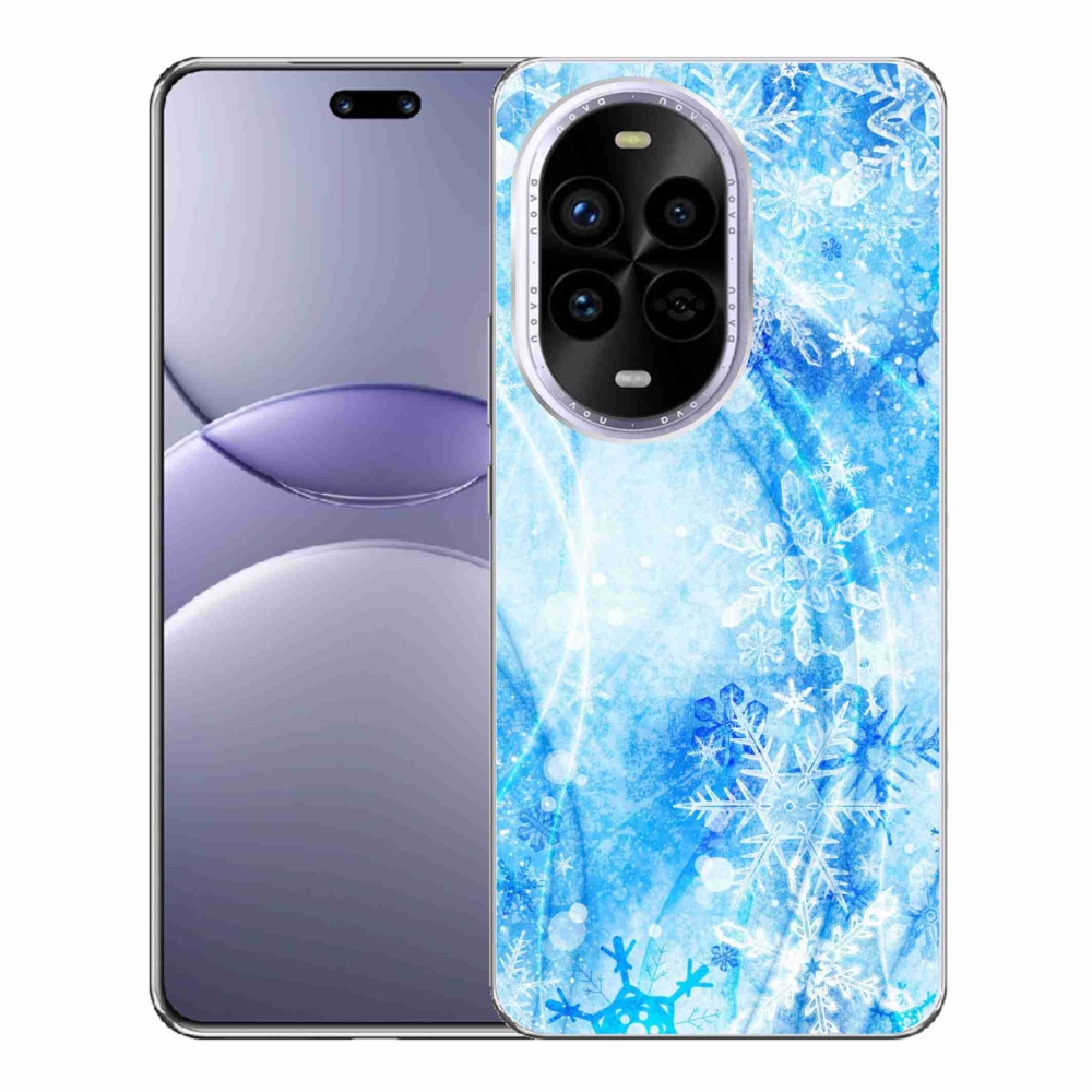 Gélový kryt mmCase na Huawei Nova 13 Pro 5G - snehové vločky